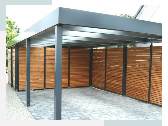 Навесы для парковки в Курганинске