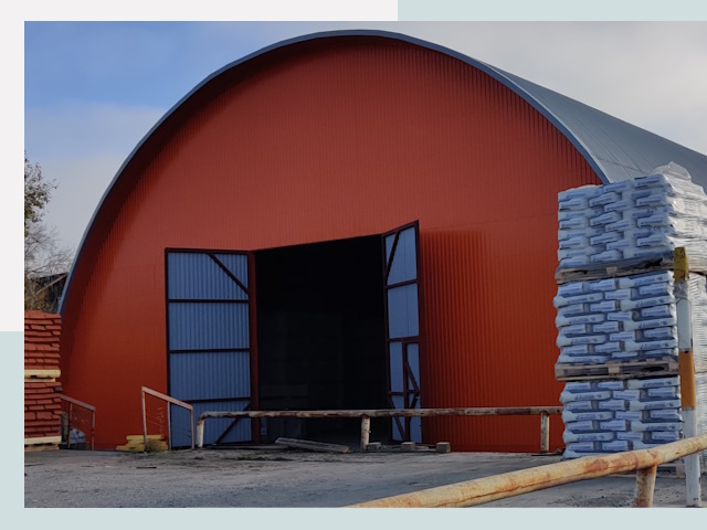 Полукруглые ангары по цене от 624 руб. в Курганинск