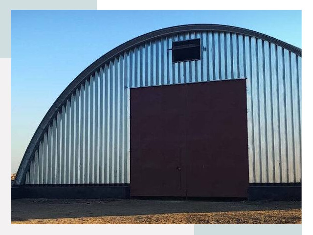 Бескаркасные ангары в Курганинске