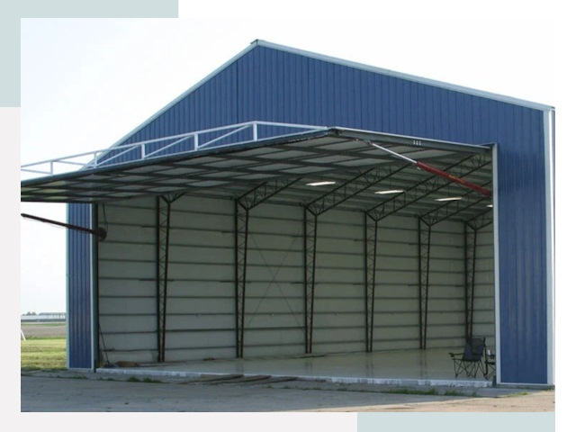 Прямо стенные ангары в Курганинске