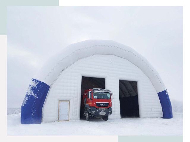 Мобильные ангары в Курганинске