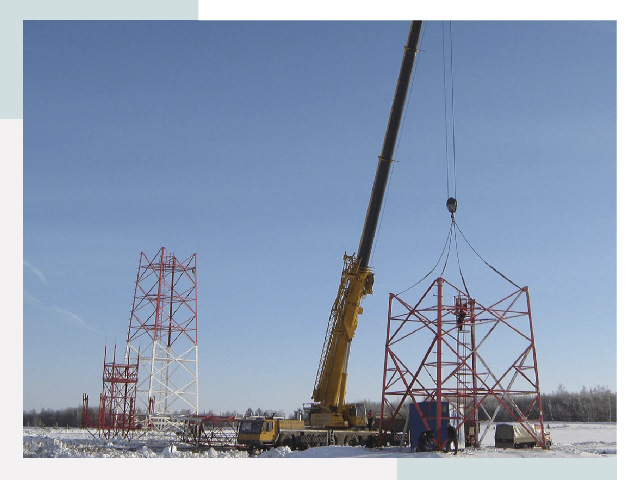 Монтаж вышек связи в Курганинске