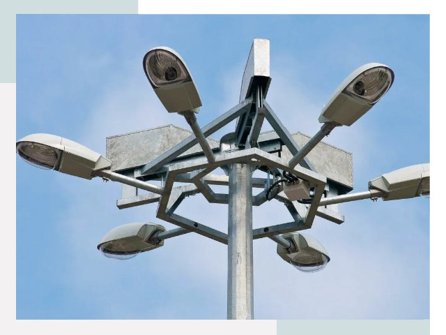 Монтаж осветительных мачт в Курганинске