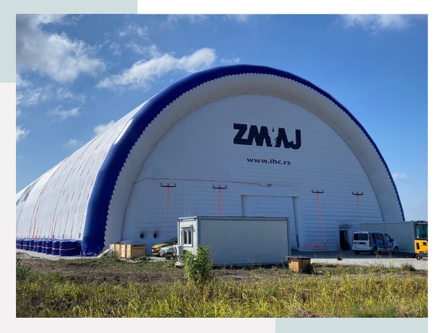 Брендирование ангаров в Курганинске